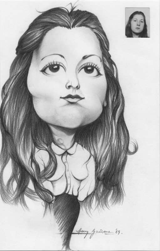 caricatures lady 1